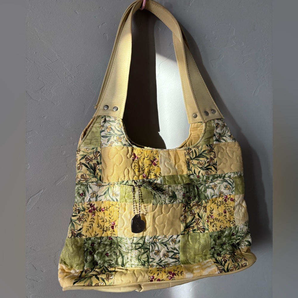Donna Sharp Quilted Patchwork Hobo Bag - image 1